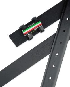 Black Mens Belt For Buckles 1 1/8 Inch -Belt Shop Black Mens Belt for Buckles 1 1 8 inch Genuine leather