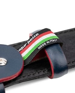 Black Suede Belt With Custom Blue Buckle 8 Black Suede Belt With Custom Blue Buckle -Belt Shop Black Suede Belt with Custom Blue Buckle Mens by Capo Pelle Made in Italy