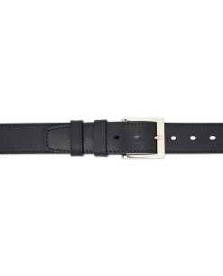 Black Thick Belt Full Grain Leather 40 Mm 9 Black Thick Belt Full Grain Leather 40 Mm -Belt Shop Black Thick Belt Full Grain Leather 40 Mm 3