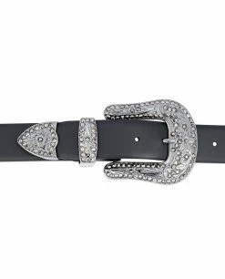 Black Western Belt | Black Rhinestone Buckle 11 Black Western Belt | Black Rhinestone Buckle -Belt Shop Black Western Belt Black Rhinestone Buckle On jeans