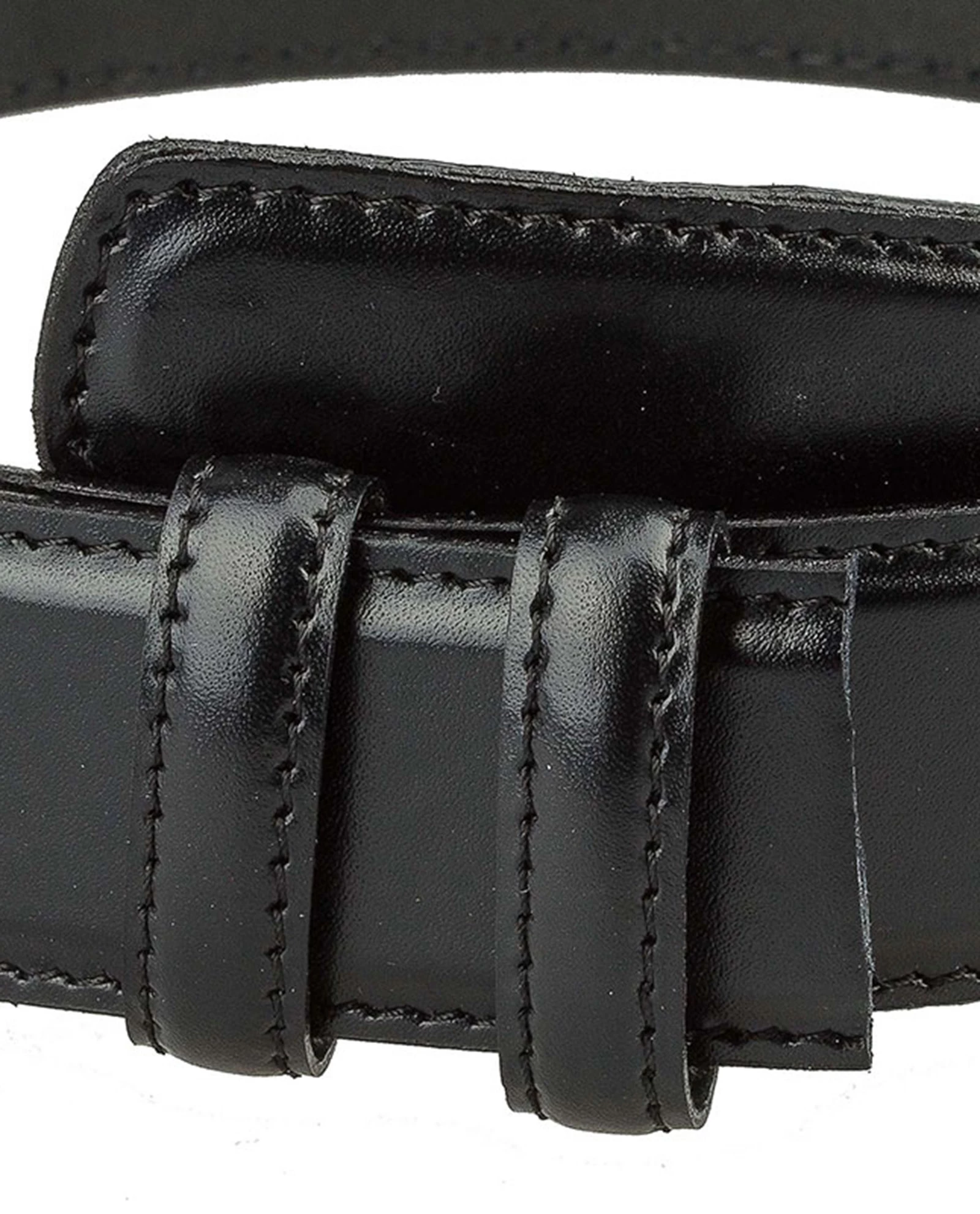 Black Nappa Belt Strap 35 Mm 4 Black Nappa Belt Strap 35 Mm - Image 2