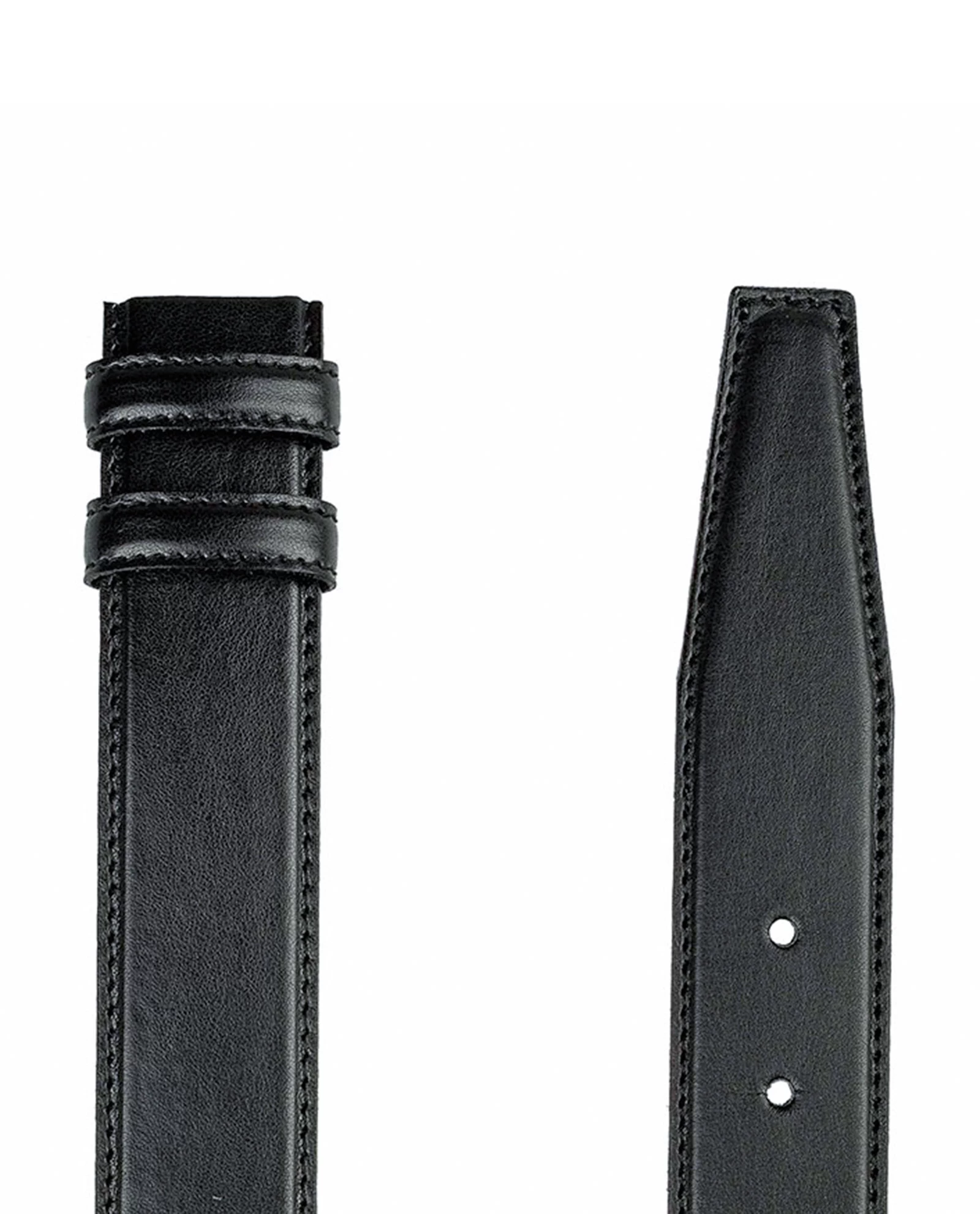 Black Leather Belt Strap 35 Mm 5 Black Leather Belt Strap 35 Mm - Image 3