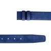 Blue Suede Belt Strap -Belt Shop Blue Suede Belt Strap Both ends
