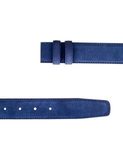 Blue Suede Belt Strap