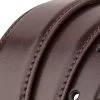 Brown Belt Strap Narrow -Belt Shop Brown Belt Strap Narrow Rolled