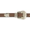 Brown Western Belt For Women With Gold Buckle -Belt Shop Brown Western Belt For Women With Gold Buckle On dress