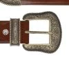 Brown Patent Leather Cowboy Western Belt 2 Brown Patent Leather Cowboy Western Belt -Belt Shop Brown patent leather cowboy western belt copy