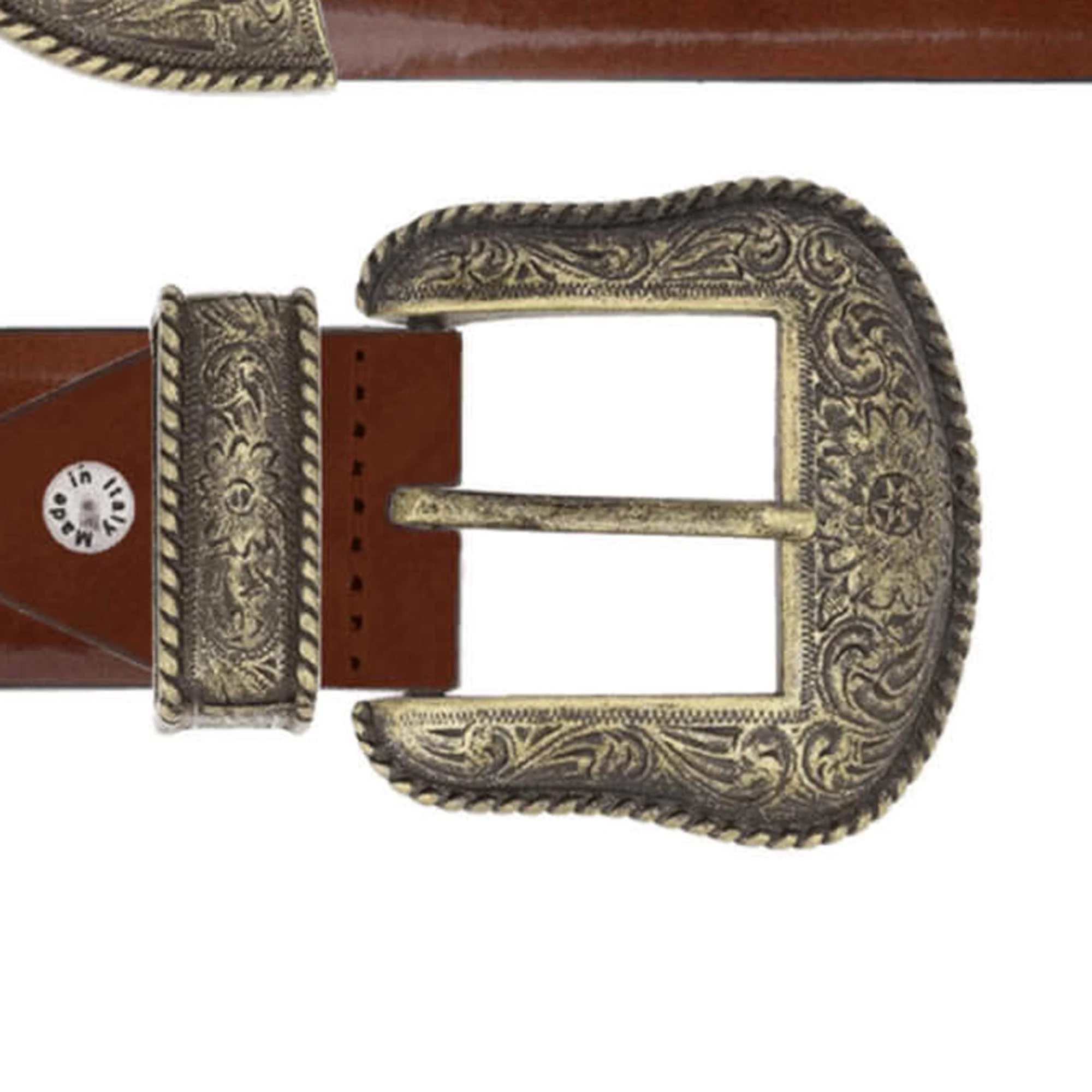 Brown Patent Leather Cowboy Western Belt 3 Brown Patent Leather Cowboy Western Belt