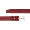 Burgundy Belt Mens | Genuine Suede -Belt Shop Burgundy Belt Mens Genuine Suede Italian 1