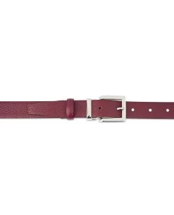 Burgundy Dress Belt | Womens Square Buckle 8 Burgundy Dress Belt | Womens Square Buckle -Belt Shop Burgundy Dress Belt Womens Square Buckle Italian