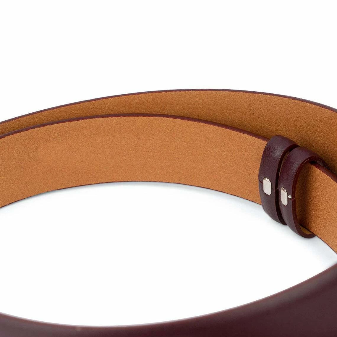 Burgundy Replacement Belt Strap | Adjustable Men’s 9 Burgundy Replacement Belt Strap | Adjustable Men’s - Image 7