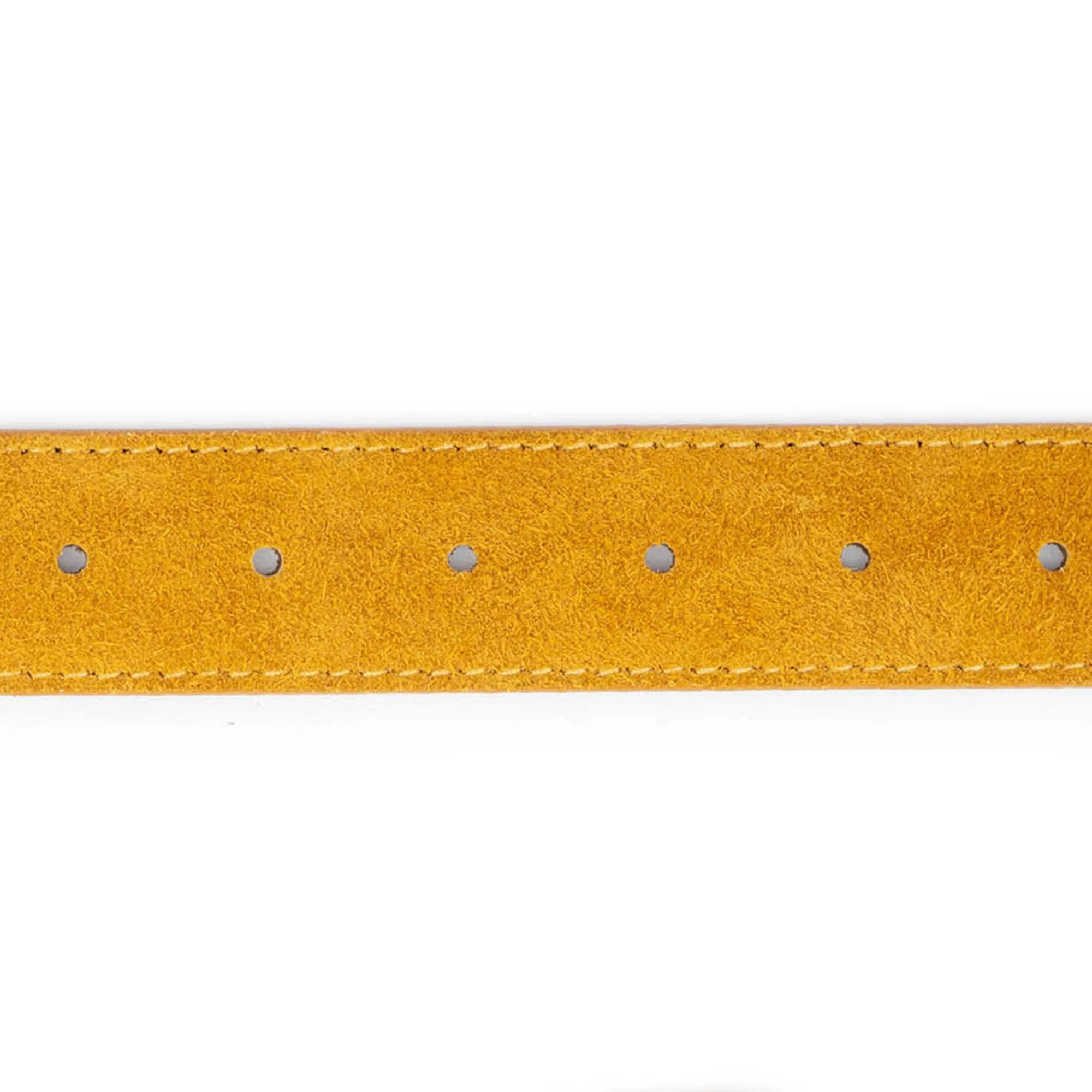 Camel Suede Ranger Western Belt With Silver Buckle 6 Camel Suede Ranger Western Belt With Silver Buckle - Image 4