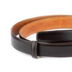Ladies Brown Belt With Gold Buckle