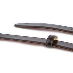 Dark Brown Leather Belt With Metal Tip -Belt Shop CLNR30BRST 4 1