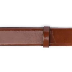 Western Brown Belt With Black Crystal Buckle 17 Western Brown Belt With Black Crystal Buckle -Belt Shop COBR35LETH 3 2