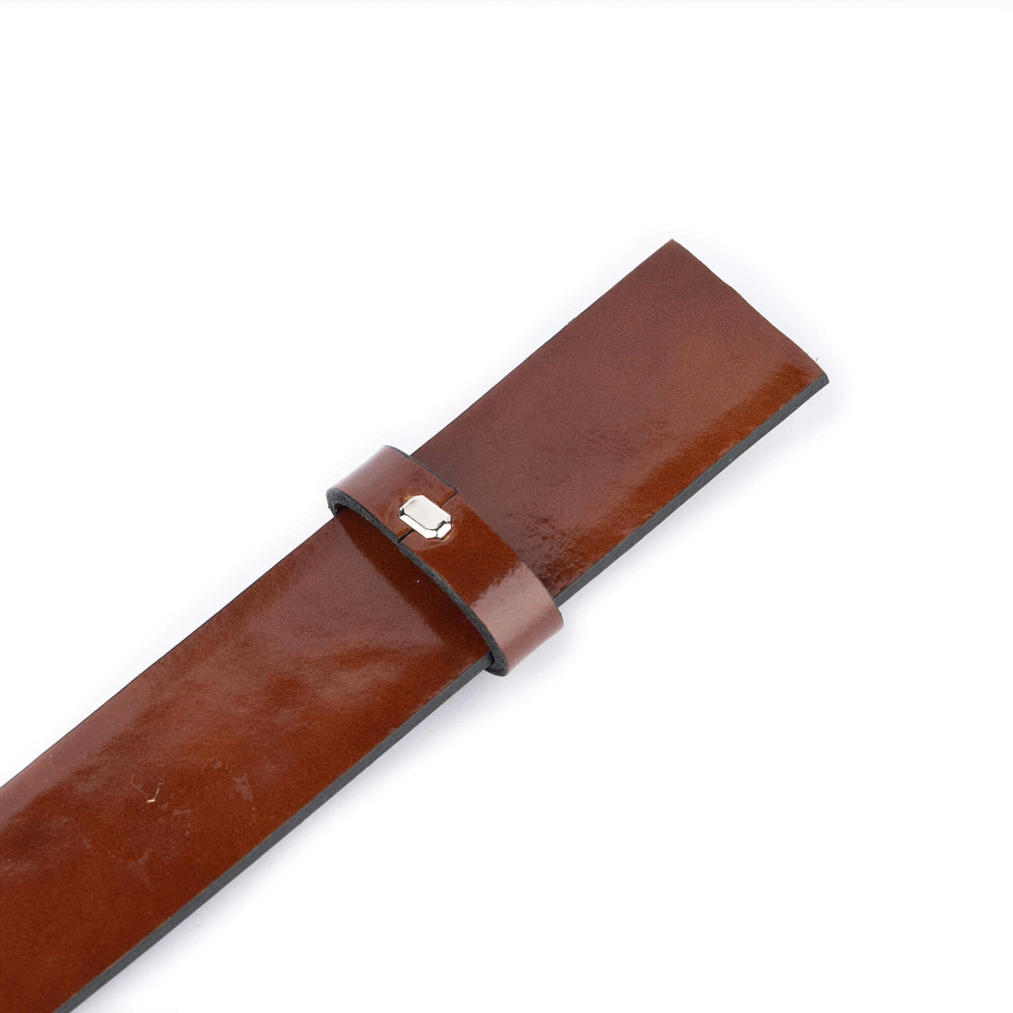 Western Brown Belt With Black Crystal Buckle 9 Western Brown Belt With Black Crystal Buckle - Image 7