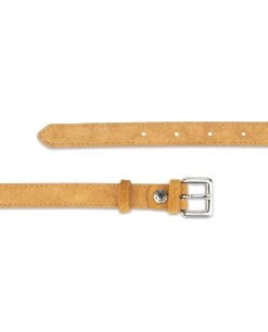 Camel Suede Belt 20 Mm