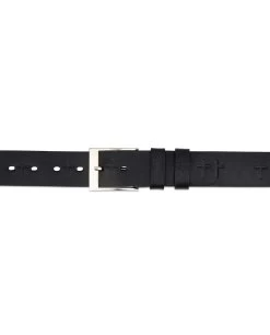 Christian Cross Embossed Full Grain Leather Belt -Belt Shop Christian Cross Embossed Full Grain Leather Belt 3