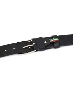 Christian Cross Embossed Full Grain Leather Belt -Belt Shop Christian Cross Embossed Full Grain Leather Belt 6