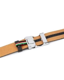 Comfort Click Belt With Brown Buckle -Belt Shop Comfort Click Belt With Brown Buckle 4