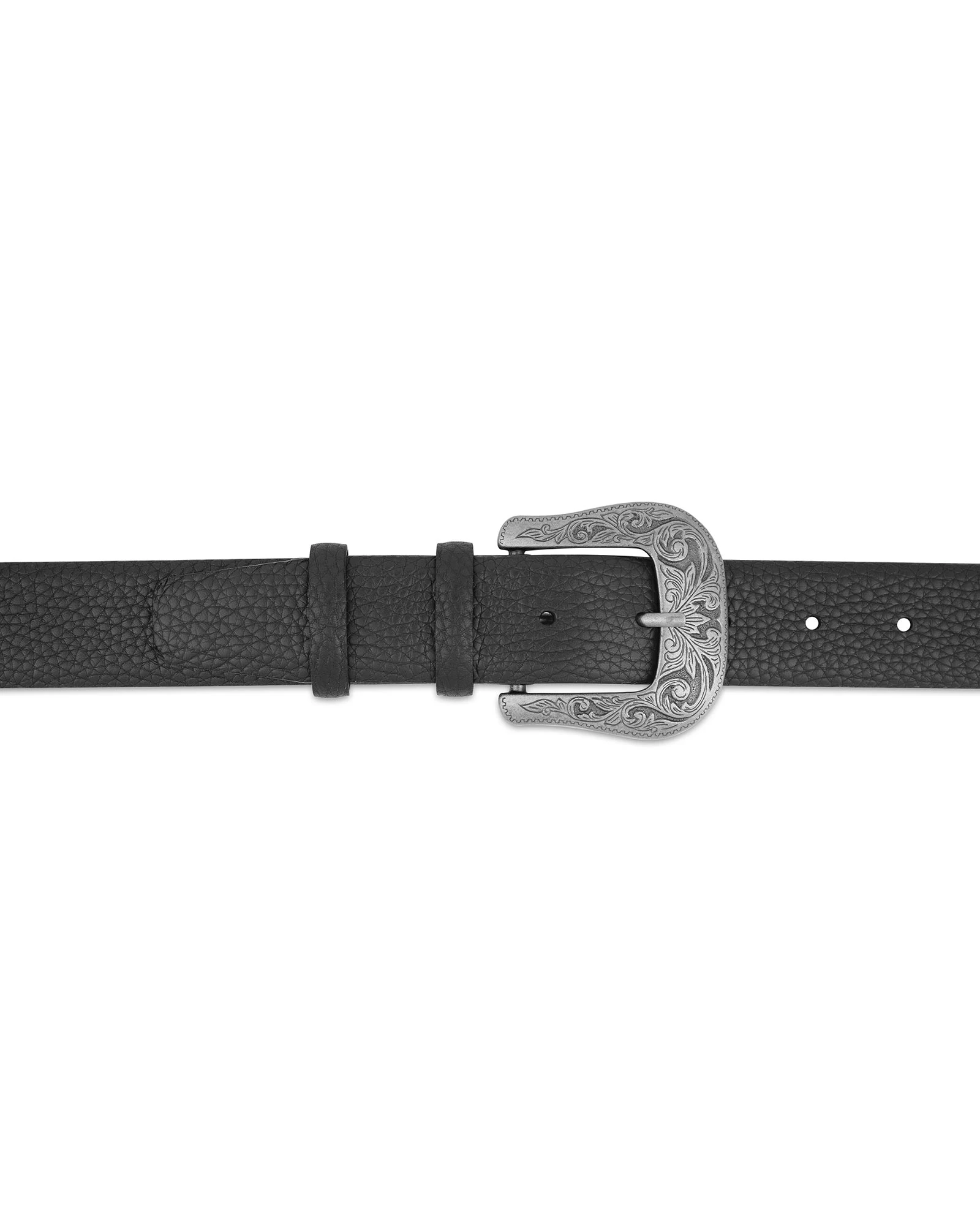 Cowboy Belt With Buckle | Genuine Leather 3 Cowboy Belt With Buckle | Genuine Leather