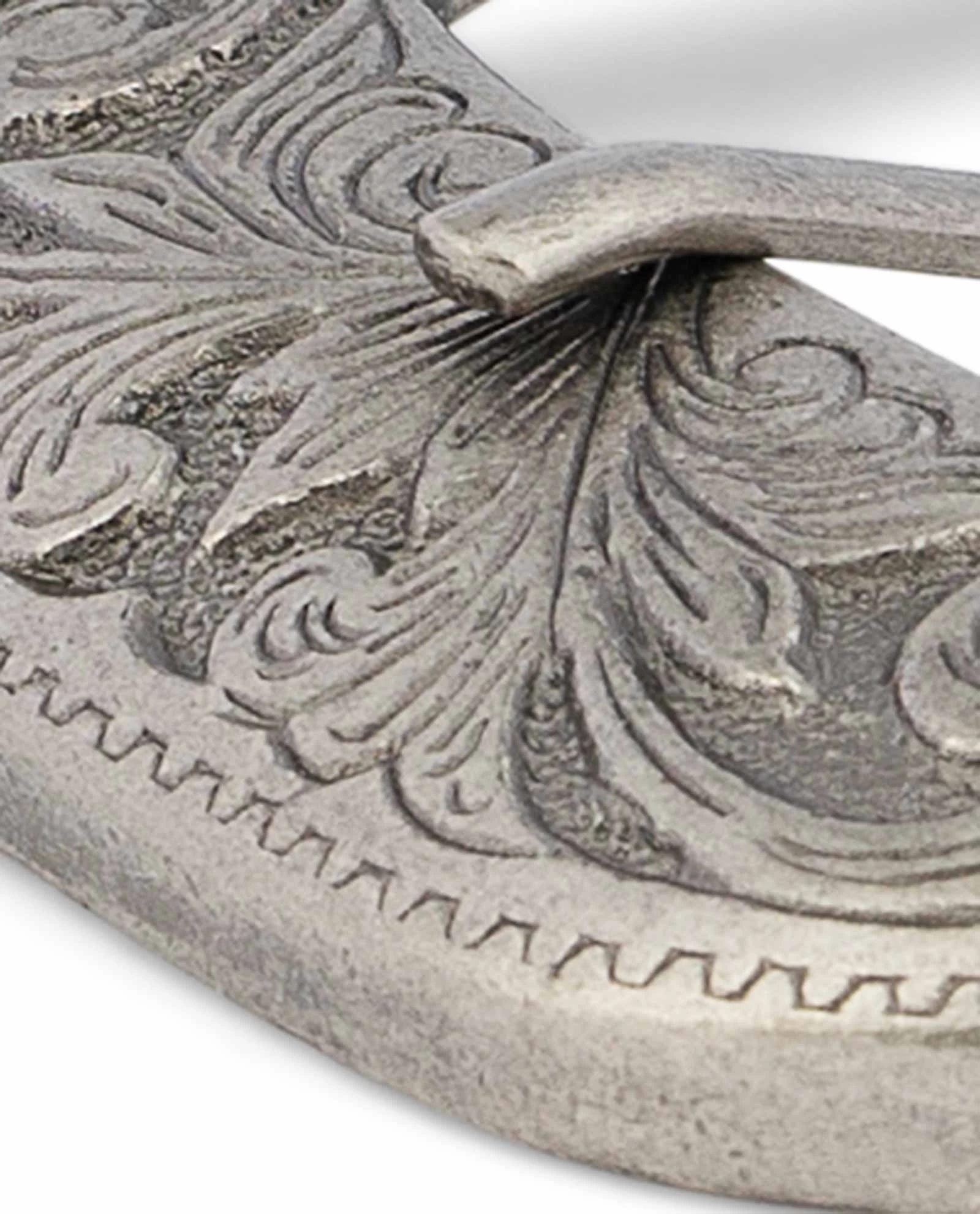 Taupe Suede Leather Cowboy Belts With Silver Buckle 9 Taupe Suede Leather Cowboy Belts With Silver Buckle - Image 7