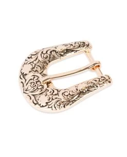 Cowgirl Rose Gold Belt Buckle