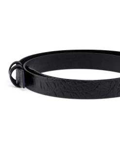 Croco Embossed Belt Strap 25 Mm