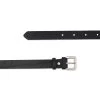 Croco Thin Black Belt Womens 2.0 Cm -Belt Shop Croco Thin Black Belt Womens 2.0 Cm 2