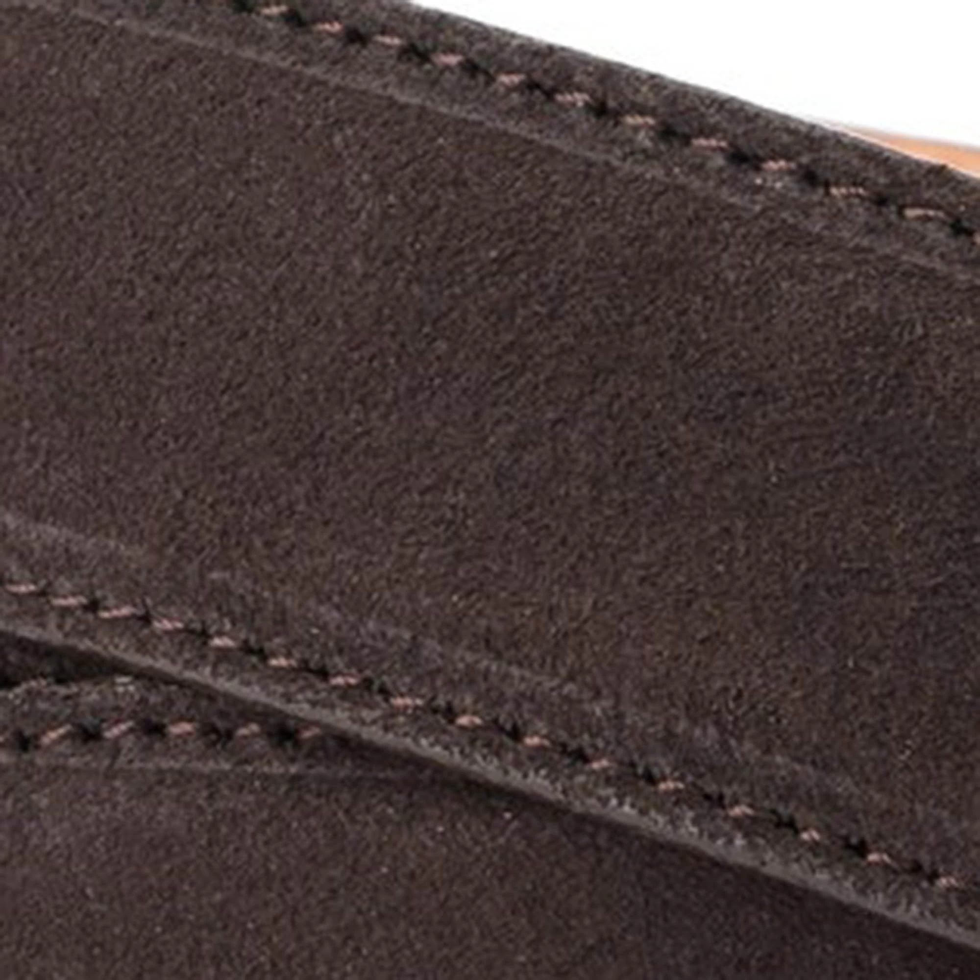 Western Brown Suede Belt With Antique Gold Buckle 6 Western Brown Suede Belt With Antique Gold Buckle - Image 4