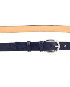 Embossed Skinny Snake Belt