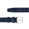 Dark Blue Suede Belt -Belt Shop Dark Blue Suede Belt For Men 2