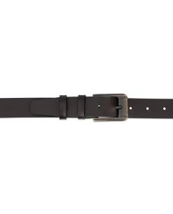 Dark Brown Belt With Copper Buckle 8 Dark Brown Belt With Copper Buckle -Belt Shop Dark Brown Belt with Copper Buckle 4