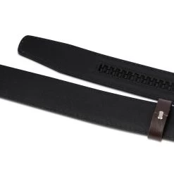 Brown Ratchet Mens Belt With Brown Buckle -Belt Shop Dark Brown Leather Strap for Ratchet Belt 006 7