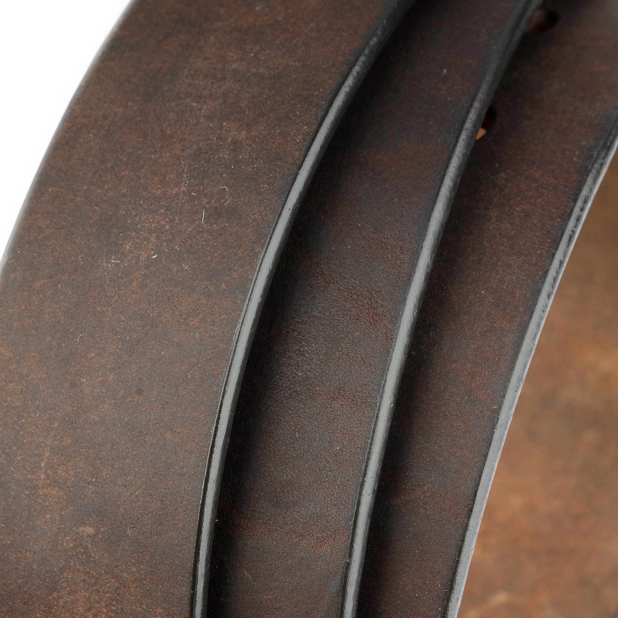 Dark Brown Mens Belt For Jeans – Full Grain Leather 7 Dark Brown Mens Belt For Jeans – Full Grain Leather - Image 5