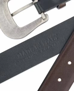 Dark Brown Western Belt Mens | Veg Tan Leather 16 Dark Brown Western Belt Mens | Veg Tan Leather -Belt Shop Dark Brown Western Belt Mens Veg Tan Leather Made in Italy