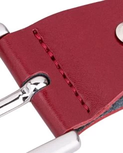 Dark Red Belt Buckle