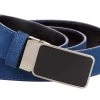 Blue Men’s Suede Belt -Belt Shop Designer Blue Suede Belt Close image
