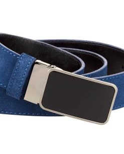 Blue Men’s Suede Belt