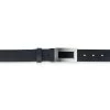 Dress Mens Belt With Buckle | Black Full Grain Leather -Belt Shop Dress Mens Belt With Buckle Black Full Grain Leather 2