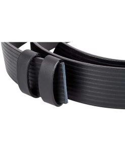 Black Full Grain Leather Belt For Buckles 40 Mm