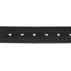 Black Embossed Mens Ranger Belt With Silver Buckle 15 Black Embossed Mens Ranger Belt With Silver Buckle -Belt Shop FGWV35BLAC 4