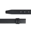 Full Grain Leather Belt Strap | Black Adjustable