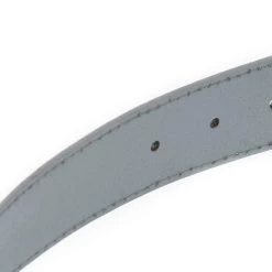 Lady Western Belt Grey Suede With Rhinestone Buckle -Belt Shop GRAY35SLSD 5