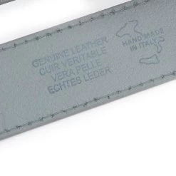 Gray Suede Cowboy Western Belt With Silver Buckle -Belt Shop GRAY35SLSD 6 1