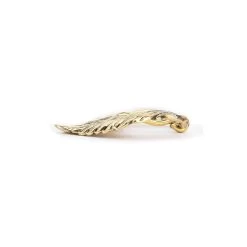 Gold Brass Feather Buckle For Belts -Belt Shop Gold Brass Feather Buckle For Belts 4
