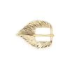 Gold Brass Feather Buckle For Belts 2 Gold Brass Feather Buckle For Belts -Belt Shop Gold Brass Feather Buckle For Belts 5
