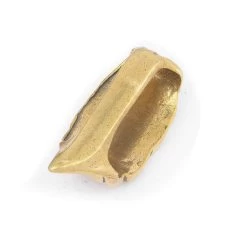 Gold Brass Feather Loop For Belts