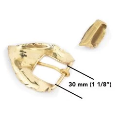 Gold Feather Belt Buckle 2 Piece Set -Belt Shop Gold Feather Belt Buckle 2 Piece Set 4 copy