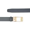 Gray Automatic Golden Buckle Belt -Belt Shop Gray Automatic Golden Buckle Belt 2